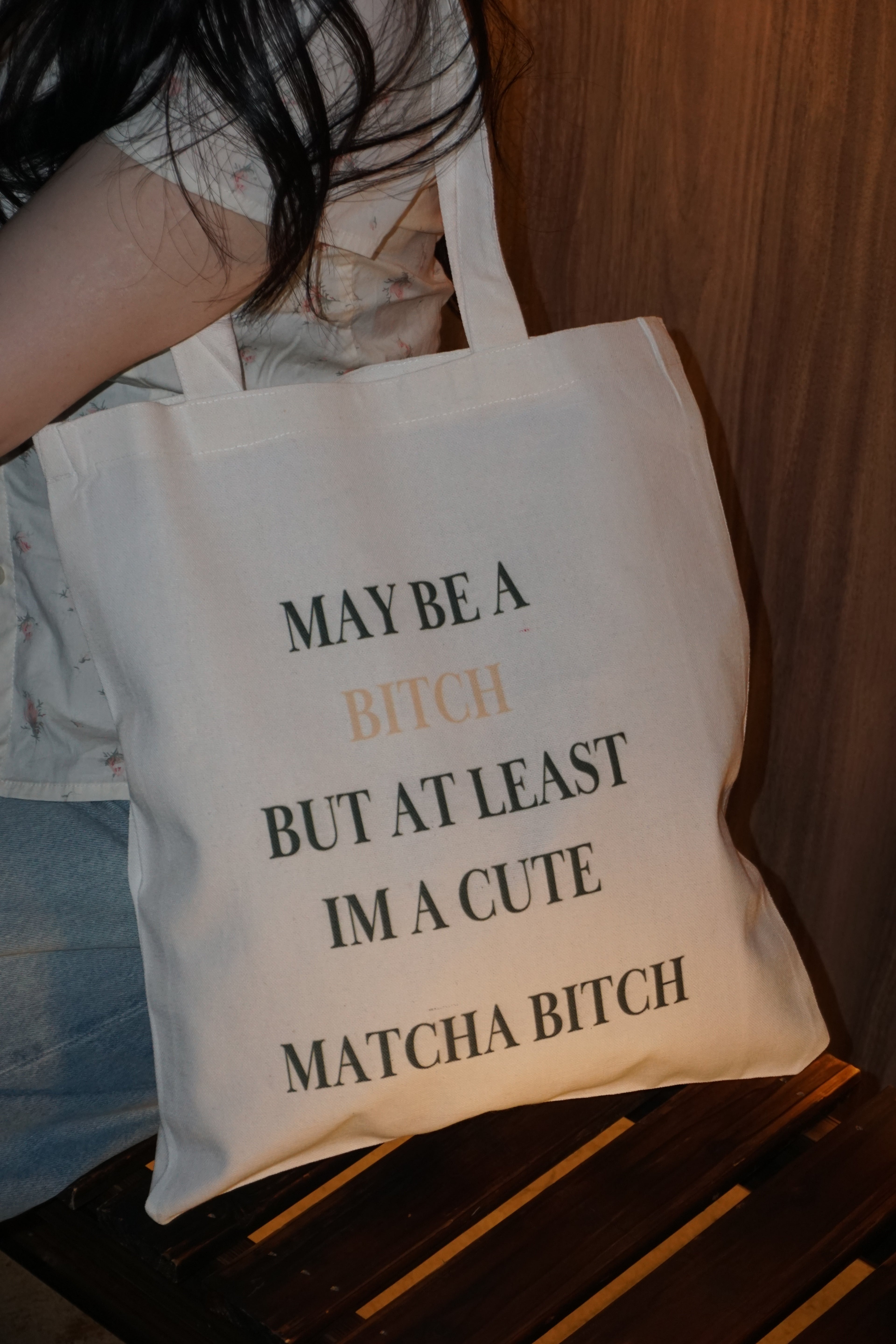 Chotto Tote Bag – Sip With Us (Floral Edition)