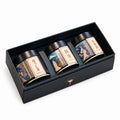 Chotto Matcha three tea tin gift set on a white background