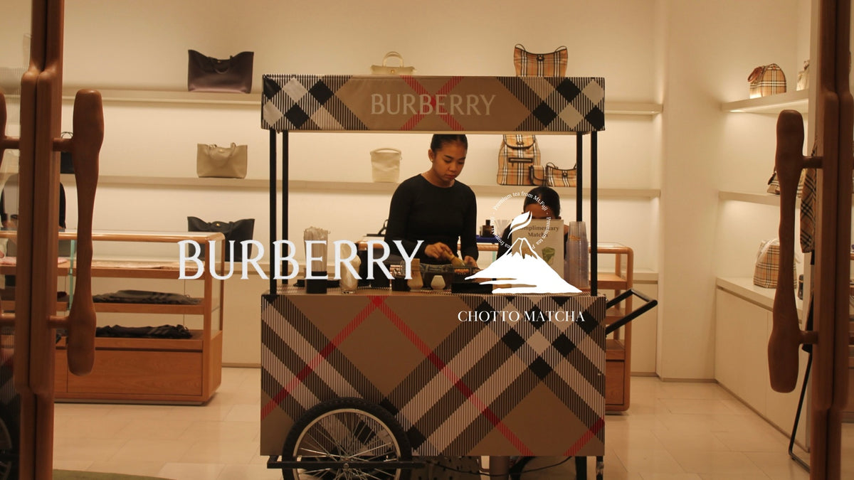 burberry x Chotto Matcha collaboration